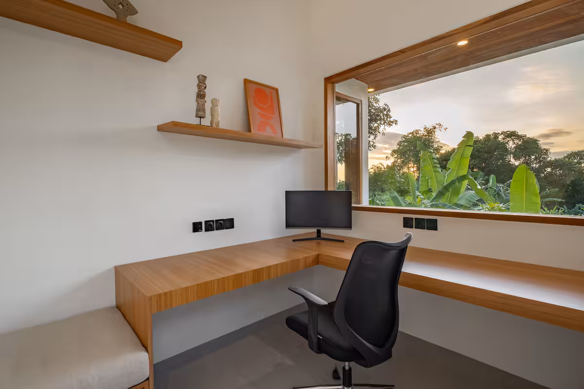 Office at Villa Vayu